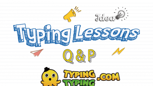 Typing Lessons: Q, P and Space Keys