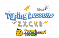 Typing Lessons: Z, X, C, V, B and Shift Keys