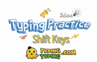 Typing Practice: Shift Keys