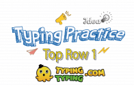Typing Practice: Top Row 1