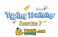 Typing Training: Exercise 7